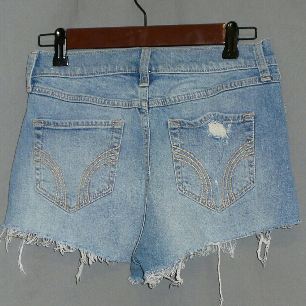 High Rise Distressed Shorts - Picture 2 of 3